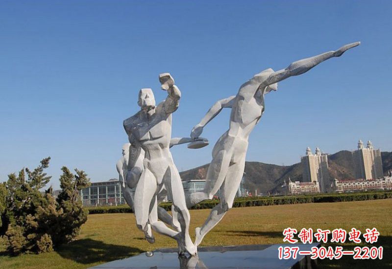 南京不锈钢运动员雕塑一种艺术的象征