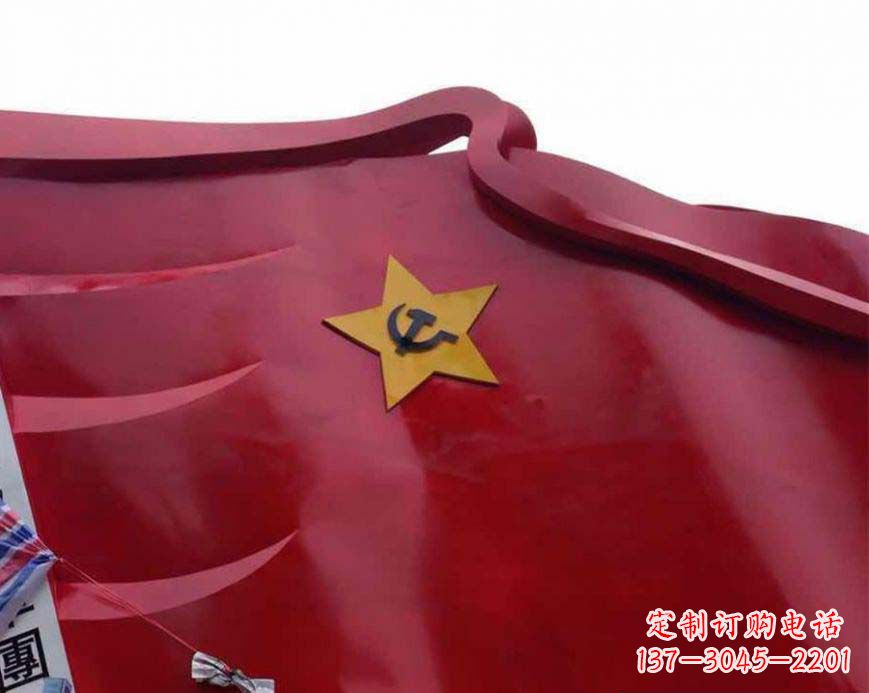 南京不锈钢党徽雕塑——传承红色基因