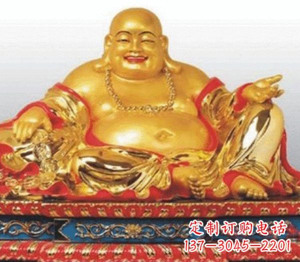 南京弥勒佛铜雕的精美