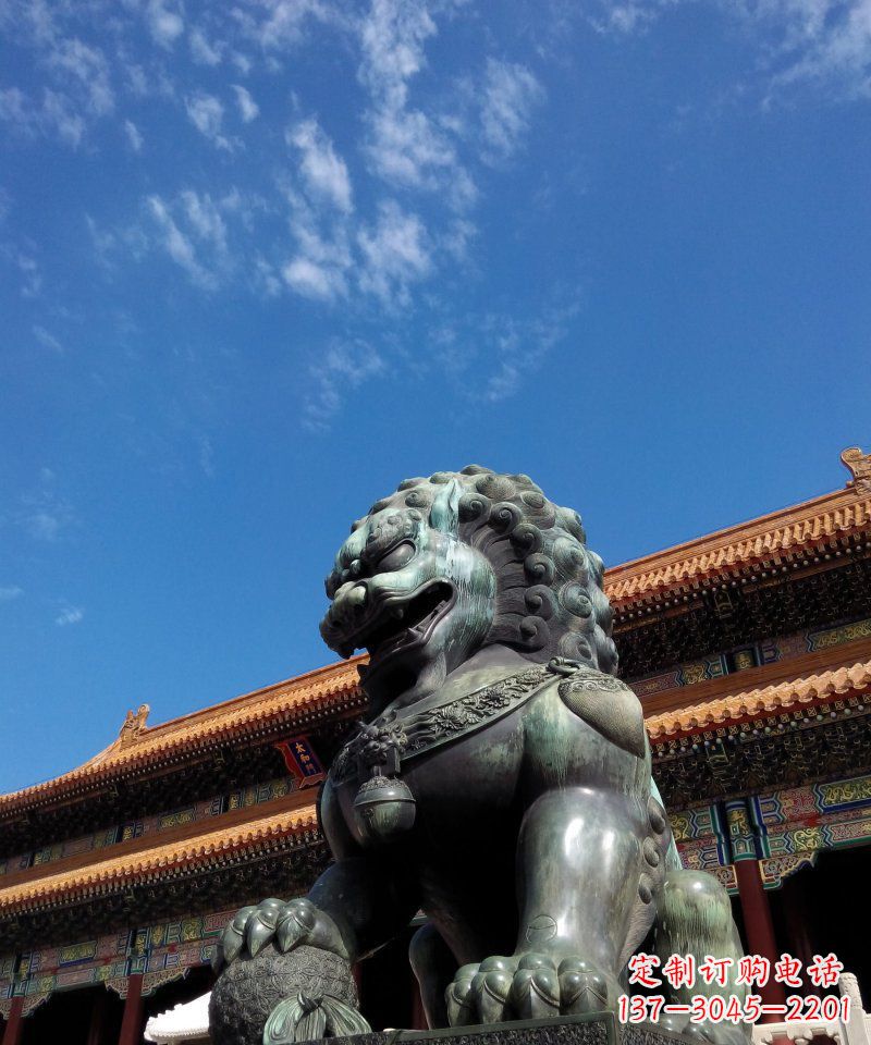 南京铜狮子雕塑——永恒的象征