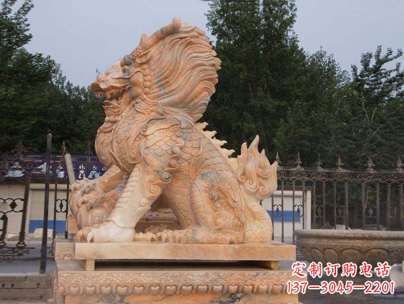 南京麒麟门口镇宅石雕
