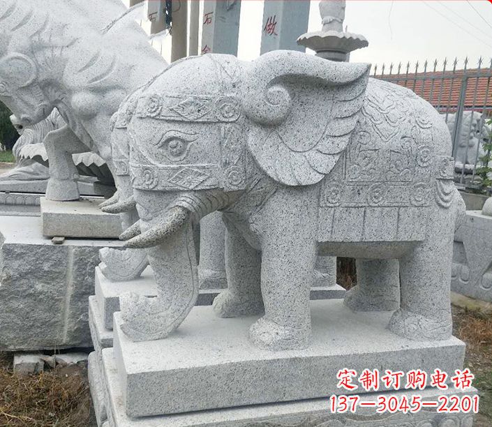 南京藏传佛教大象石雕