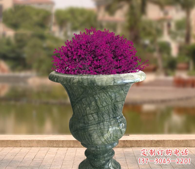南京草白玉景观花盆