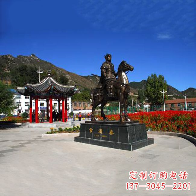 南京纪念历史名人的骑马雕塑