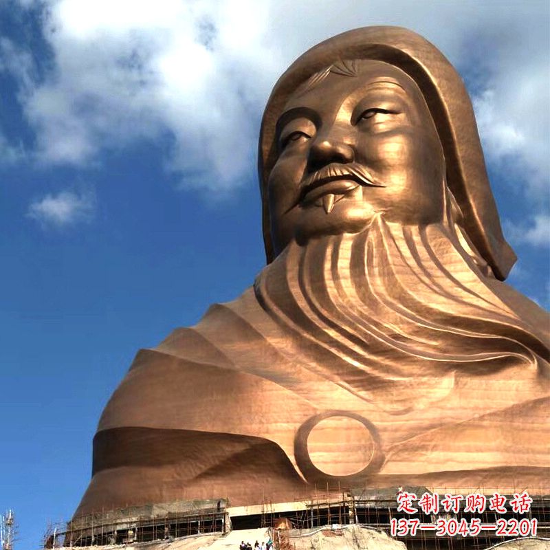 南京成吉思汗的传奇——大型头像雕塑
