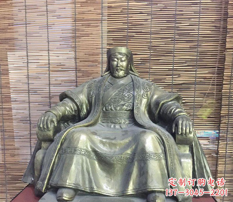 南京成吉思汗神话中的雕像
