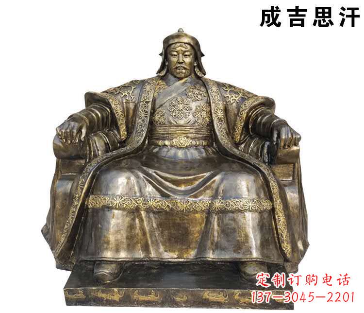 南京成吉思汗英雄的雕像