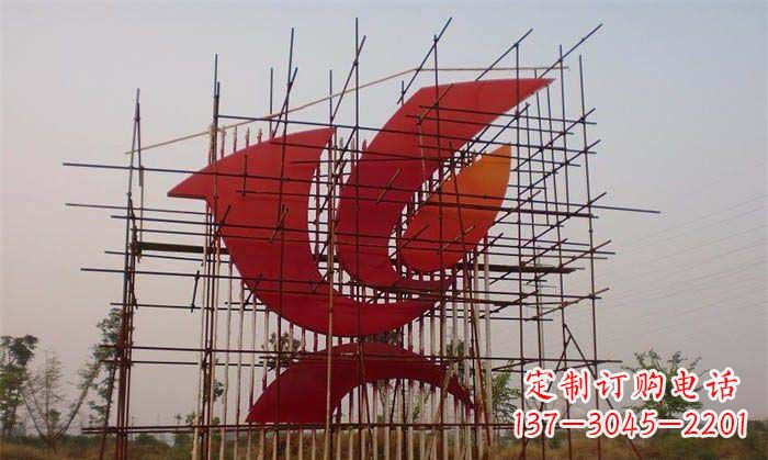 南京城市和平鸽雕塑传递和平信息