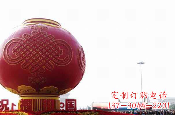 南京不锈钢灯笼雕塑——美丽城市的艺术装饰