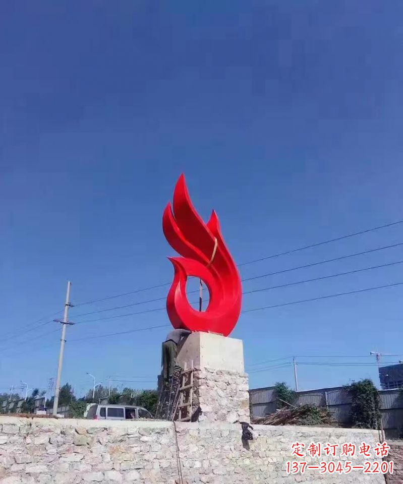 南京城市不锈钢景观凤凰雕塑