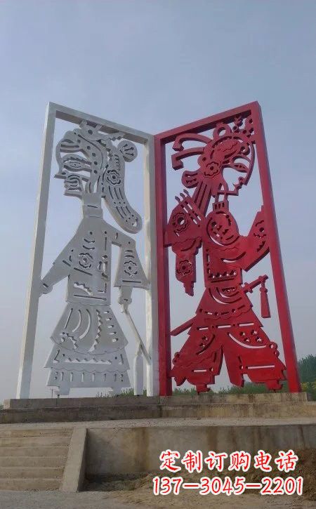 南京精美皮影戏雕塑——缔造中国城市文化新风貌