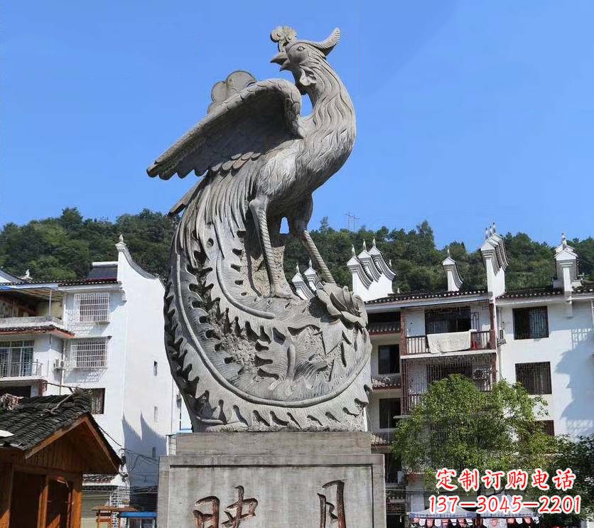 南京青石凤凰雕塑富有文化底蕴的传承