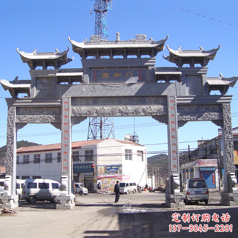 南京中国古代的牌楼雕塑——传承着历史文化的精髓