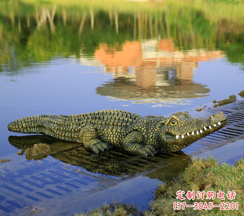 南京玻璃钢水池雕塑——池塘水景的精美装饰