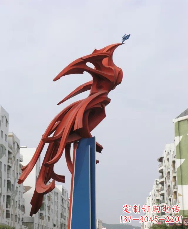南京凤凰雕塑传承古老文化的艺术精品