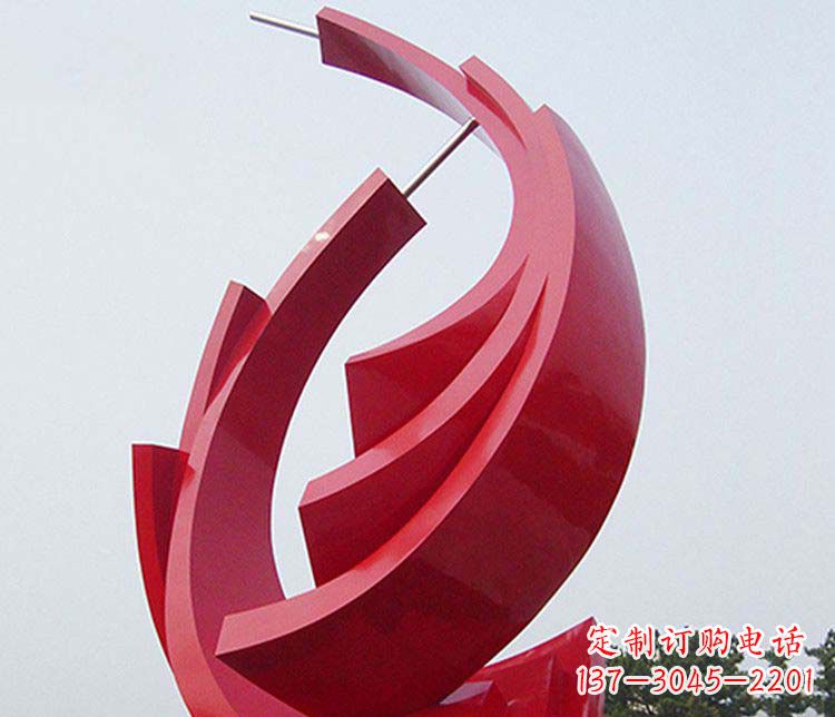 南京抽象帆船不锈钢雕塑