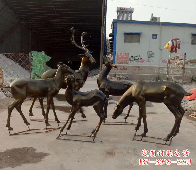 南京鹿雕塑抽象之美