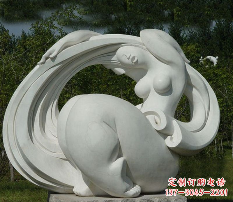 南京抽象美女石雕