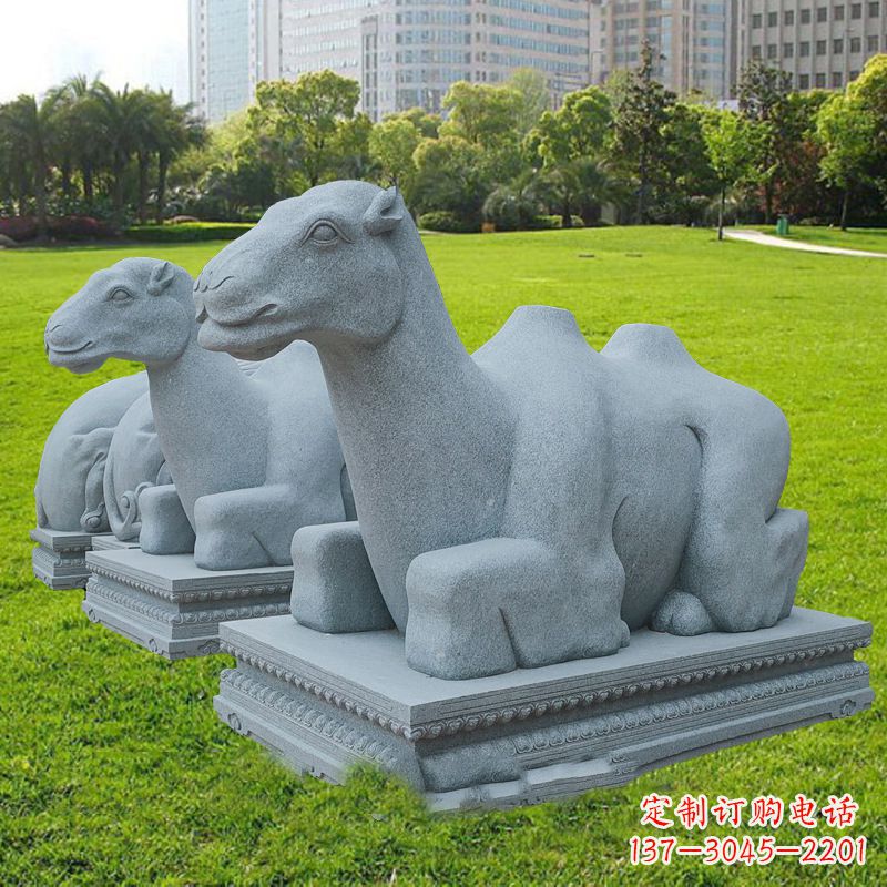 南京抽象砂岩骆驼石雕