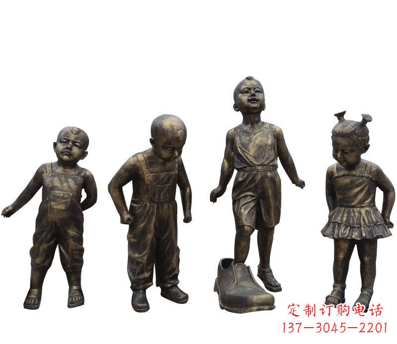 南京儿童雕塑传承中国古代文化