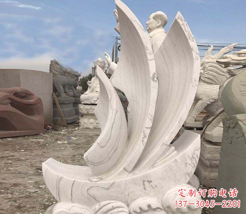 南京船帆景观石雕