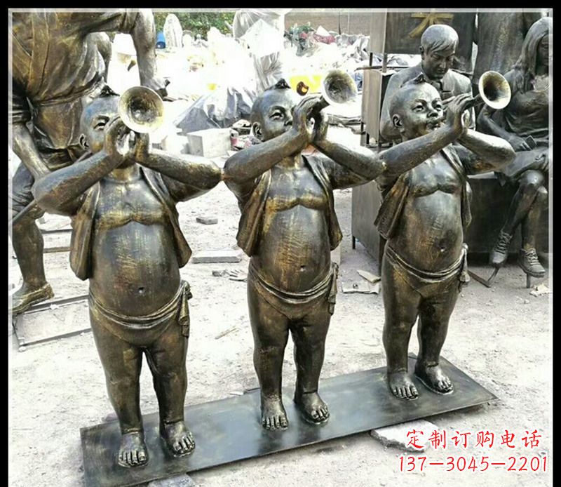 南京儿童雕塑弘扬传统文化