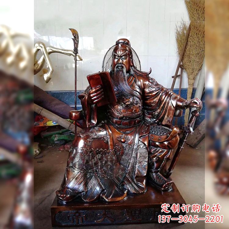 南京关公雕塑传承中华文化的珍贵标志
