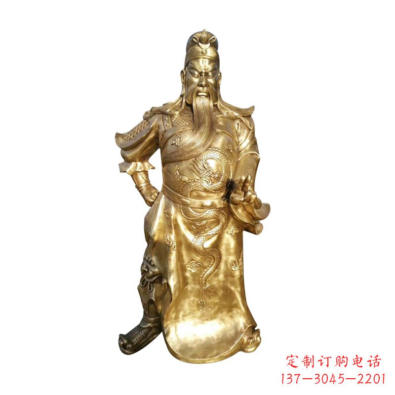 南京抒写三国历史关羽雕塑