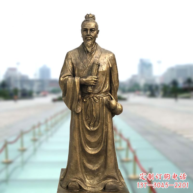 南京铜雕艺术张仲景的精神实践