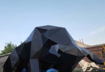 南京华尔街牛大型玻璃钢动物雕塑
