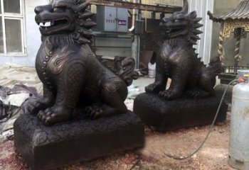 南京精美纯铜獬豸雕塑中国古代神兽雕刻之美