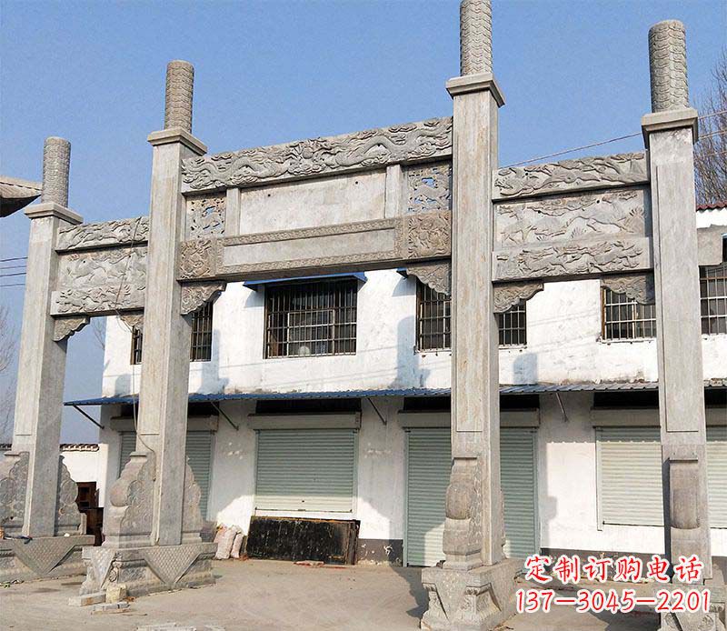 南京石牌坊雕塑——传承中国传统文化