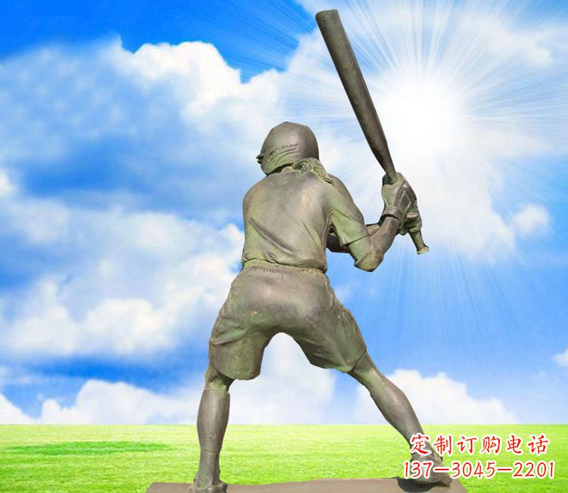南京纪念棒球精美的棒球雕塑