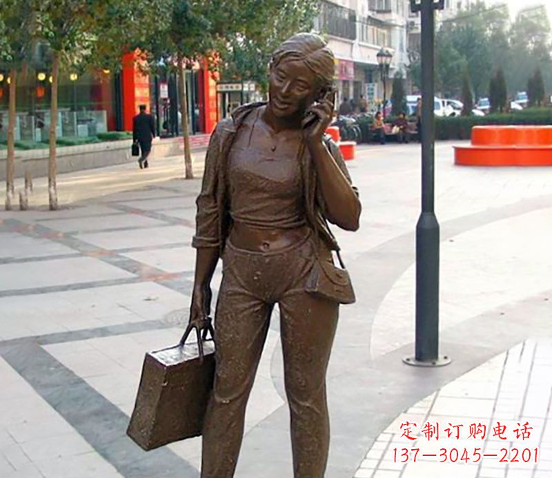 南京通话女性雕塑