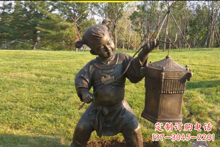 南京灯笼雕塑点亮公园的精彩