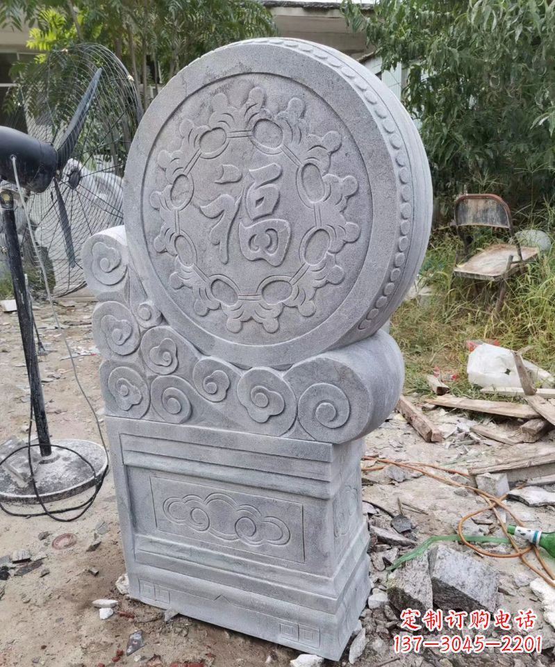 南京大理石抱鼓石雕门墩的美丽