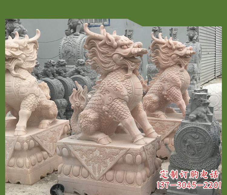 南京大理石踩球麒麟——传承古代神话的雕塑
