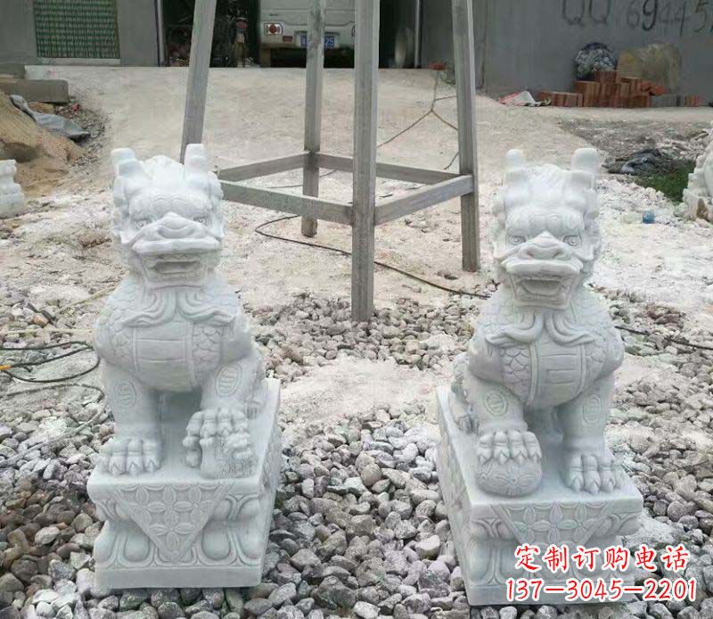 南京麒麟门口镇宅招财石雕