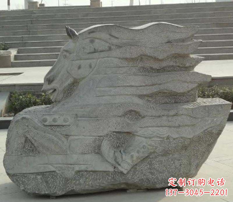 南京大理石抽象马雕塑
