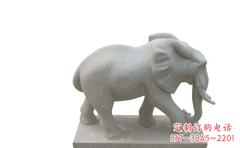 南京大象雕塑大理石大象公园的精美艺术