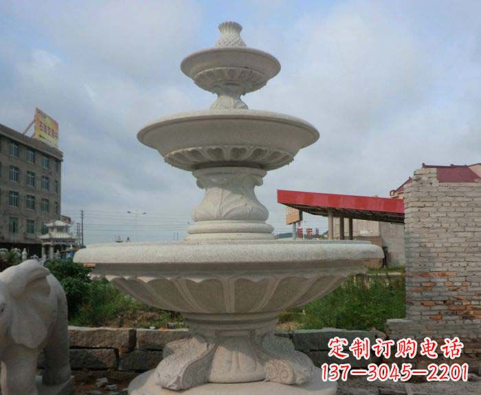 南京喷泉雕塑灵动精致的大理石美