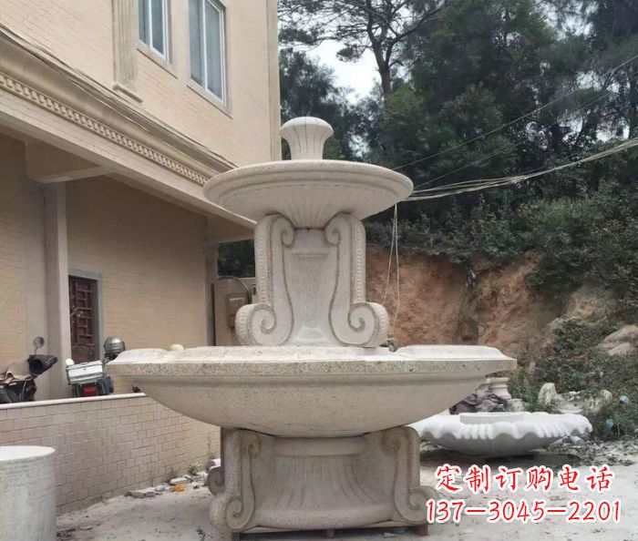 南京大理石大型喷泉雕塑精致美观又富有艺术气息