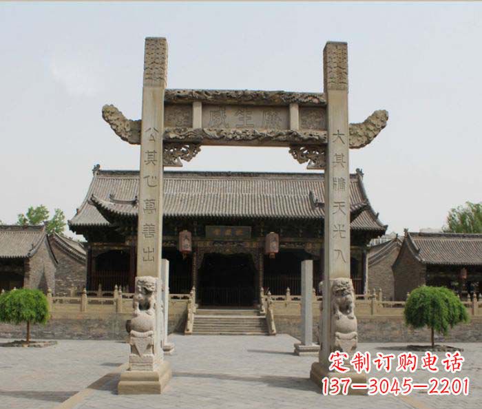 南京大理石牌楼雕塑——艺术精粹