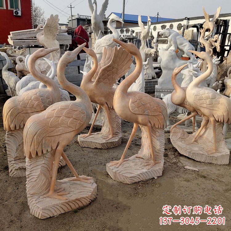 南京仙鹤雕塑艺术的经典之作