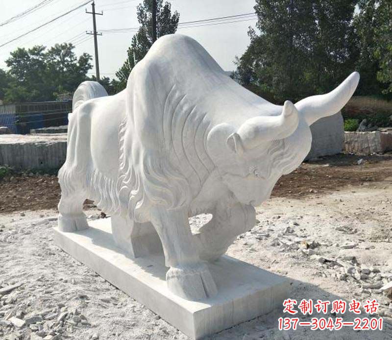 南京大理石动物雕塑美丽的艺术品