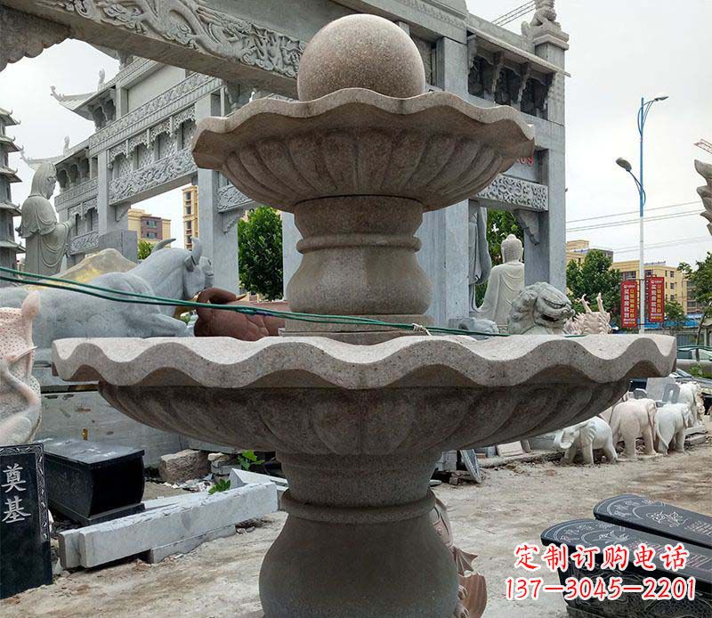 南京大理石多层喷泉石雕