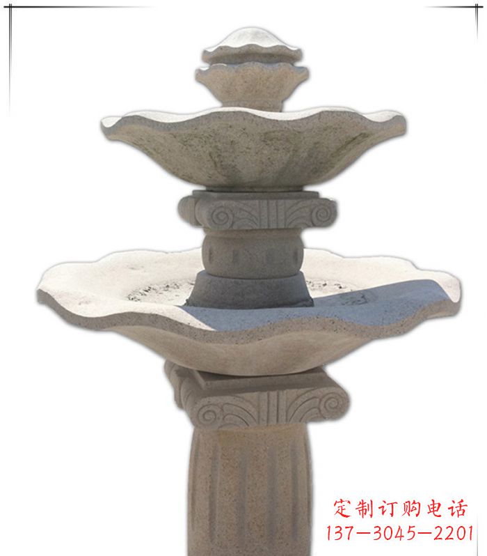 南京大理石多层喷泉石雕 (5)