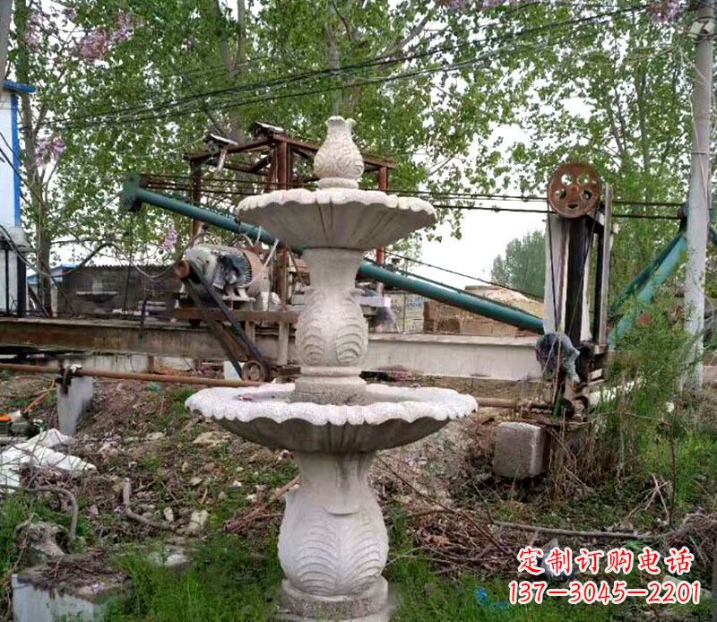 南京大理石多层喷泉石雕 (6)