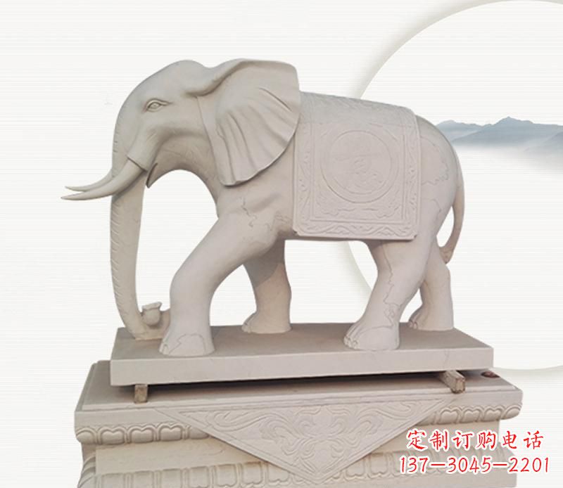 南京大理石公园大象雕塑
