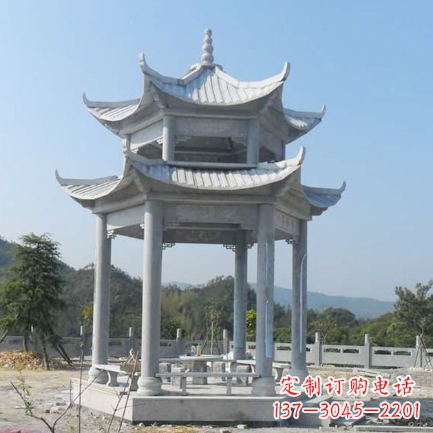 南京高雅大理石凉亭雕塑